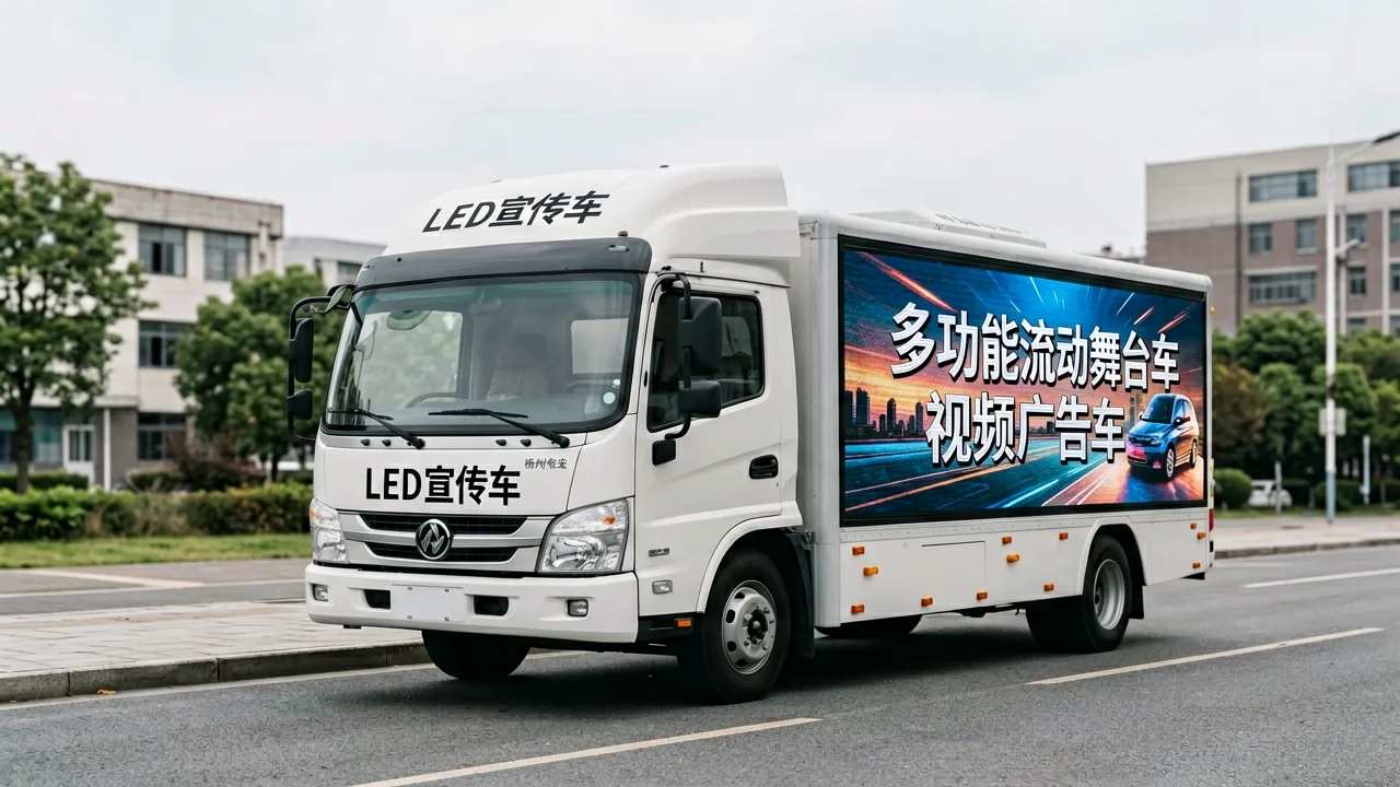 专业生产LED广告车 主题配图